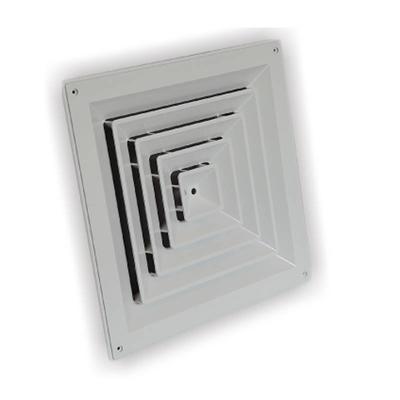 Plastic square ceiling diffuser