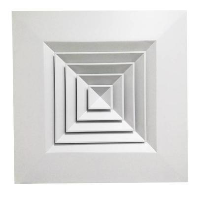 four way square ceiling diffuser plaque type