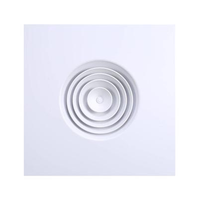 Plaque type round ceiling diffuser